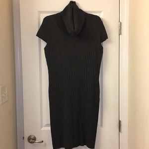 Ashley Stewart plus size cowl neck sweater dress